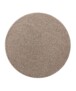 Tapis Rond poil ras Qualis - taupe - overzicht boven, thumbnail