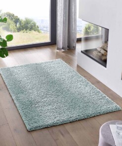 Tapis Carré poils longs Classic - bleu clair - sfeer, thumbnail Tapis Carré poils longs Classic - bleu clair - sfeer, thumbnail