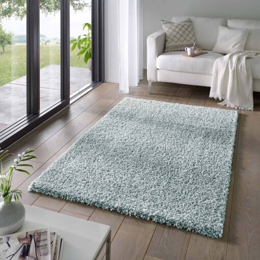 Tapis de couloir poils longs Classic - bleu clair - sfeer