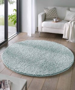 Tapis Rond poils longs Classic - bleu Ciel - sfeer, thumbnail