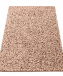 Tapis Carré poils longs Spectrum - beige - overzicht schuin, thumbnail