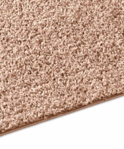 Tapis Carré poils longs Spectrum - beige - close up zijkant, thumbnail