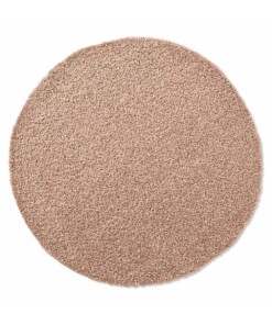 Tapis Rond poils longs Spectrum - beige - overzicht boven, thumbnail