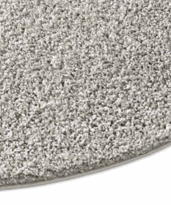 Tapis poils longs Rond Spectrum - gris clair - close up zijkant, thumbnail