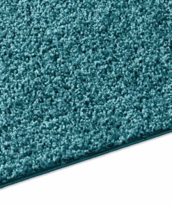 Tapis Carré poils longs Spectrum - turquoise - close up zijkant, thumbnail Tapis Carré poils longs Spectrum - turquoise - close up zijkant, thumbnail