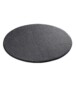 Tapis Rond moelleux Loft - gris anthracite (lavable à 30°C) - overzicht schuin, thumbnail
