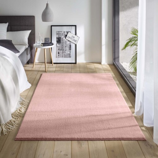 Tapis moelleux Loft - rose (lavable à 30°C) - sfeer