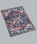 Tapis Kilim Nostalgic N°6 - bleu - overzicht schuin, thumbnail