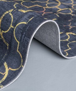 Tapis Nostalgia N°9 - noir/or Tapis Nostalgia N°9 - noir/or