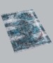 Tapis vintage Nostalgia N°2 - bleu - overzicht schuin, thumbnail