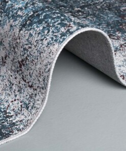 Tapis vintage Nostalgia N°2 - bleu - close up rol, thumbnail Tapis vintage Nostalgia N°2 - bleu - close up rol, thumbnail