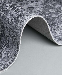 Tapis vintage Nostalgia N°5 - argent - close up rol, thumbnail Tapis vintage Nostalgia N°5 - argent - close up rol, thumbnail