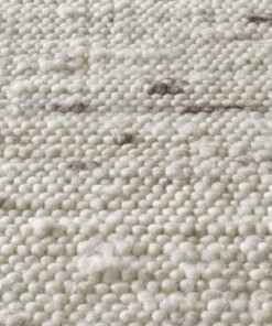 Tapis de couloir en laine tissé main Oslo - Crème/gris - close up materiaal, thumbnail Tapis de couloir en laine tissé main Oslo - Crème/gris - close up materiaal, thumbnail