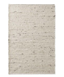 Tapis en laine tissé main Oslo - Crème/gris - overzicht boven