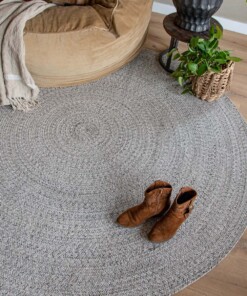 Tapis coton Rond Joy - beige/blanc Tapis coton Rond Joy - beige/blanc