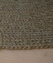 Tapis Jute Rond Pure - vert olive [édition spéciale]