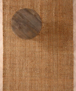 Tapis jute Chunky - Boho & me - or/naturel