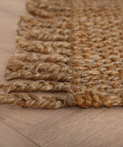 Tapis jute Chunky - Boho & me - or/naturel Tapis jute Chunky - Boho & me - or/naturel