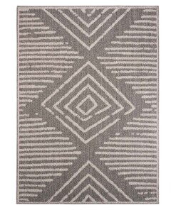 Tapis extérieur Boho - gris/Crème - overzicht boven