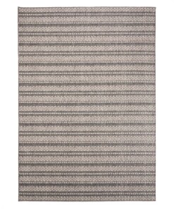 Tapis extérieur rayé Vinca - gris/Crème - overzicht boven