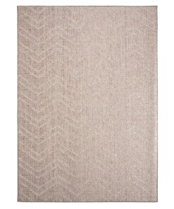 Tapis d'extérieur Zig zag Summer - Vieux rose/Crème - overzicht boven