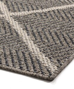 Tapis de balcon Skandi Verner gris/Crème - close up hoek, thumbnail Tapis de balcon Skandi Verner gris/Crème - close up hoek, thumbnail