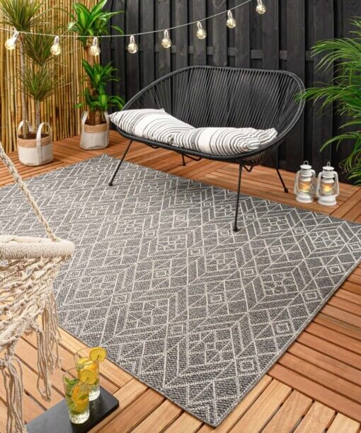Tapis de balcon Jupiter - gris/Crème - sfeer