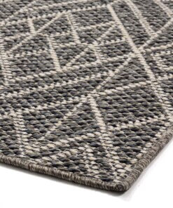 Tapis de balcon Jupiter - gris/Crème - close up hoek, thumbnail Tapis de balcon Jupiter - gris/Crème - close up hoek, thumbnail