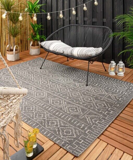 Tapis de balcon Aztec Dreams - gris foncé - sfeer