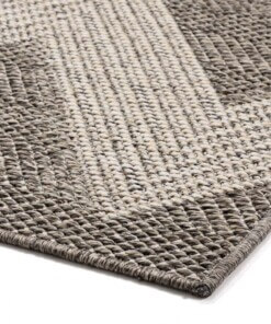 Tapis de balcon Zig zag Sunny - argent - close up hoek, thumbnail Tapis de balcon Zig zag Sunny - argent - close up hoek, thumbnail