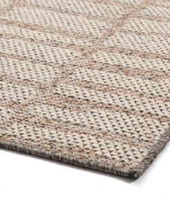 Tapis de balcon Aspect Pierre - Vieux rose/Crème - close up hoek, thumbnail Tapis de balcon Aspect Pierre - Vieux rose/Crème - close up hoek, thumbnail