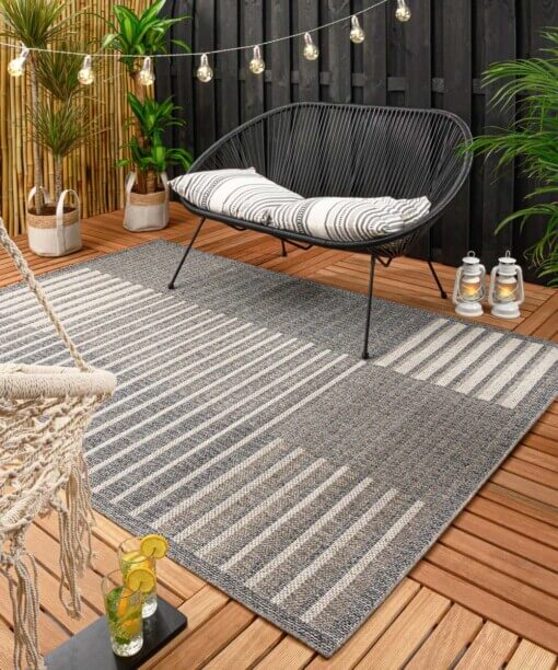 Tapis de balcon carreaux Urban - bleu/gris - sfeer