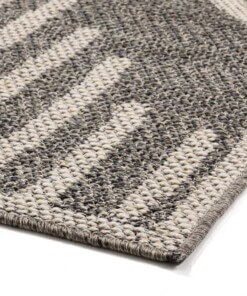 Tapis de balcon Boho - gris/Crème - close up hoek, thumbnail Tapis de balcon Boho - gris/Crème - close up hoek, thumbnail