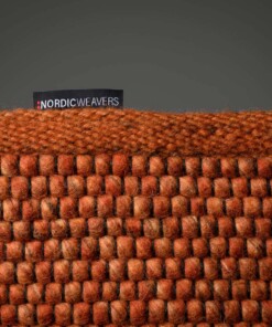 Tapis laine Lett - cognac - close up zijkant, thumbnail Tapis laine Lett - cognac - close up zijkant, thumbnail