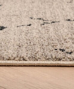 Tapis berbère Beni Ouarain Soufian - gris/noir - close up zijkant, thumbnail Tapis berbère Beni Ouarain Soufian - gris/noir - close up zijkant, thumbnail