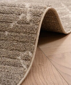 Tapis berbère Beni Ouarain Soufian - gris clair/Crème - close up vouw, thumbnail Tapis berbère Beni Ouarain Soufian - gris clair/Crème - close up vouw, thumbnail