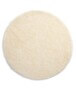 Tapis Rond poils longs Shaggy Grand - Crème - overzicht boven, thumbnail