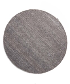 Tapis en laine Rond Lett - gris - overzicht boven