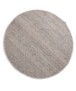 Tapis en laine Rond Lett - gris clair - overzicht boven, thumbnail