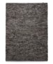 Tapis laine Lett - gris/marron - overzicht boven, thumbnail