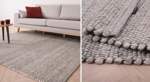 Tapis gris clair