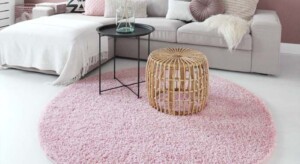 Tapis rose clair