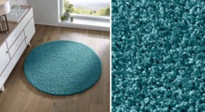 Tapis turquoise