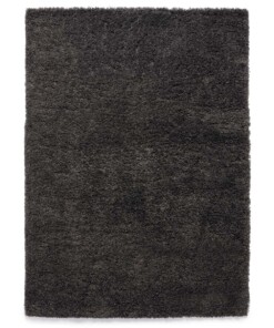 Tapis poils longs Cozy Shaggy - gris foncé - overzicht boven