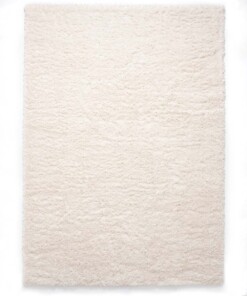 Tapis poils longs Rond Cozy Shaggy - blanc - overzicht boven
