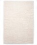 Tapis poils longs Rond Cozy Shaggy - blanc - overzicht boven, thumbnail