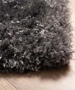 Tapis poils longs Posh - gris - close up hoek, thumbnail Tapis poils longs Posh - gris - close up hoek, thumbnail