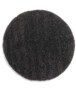 Tapis Rond poils longs Cozy Shaggy - gris foncé - overzicht boven, thumbnail
