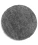 Tapis Rond poils longs Cozy Shaggy - gris - overzicht boven, thumbnail