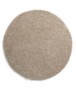 Tapis Rond poils longs Shaggy Trend - Champagne - overzicht boven, thumbnail